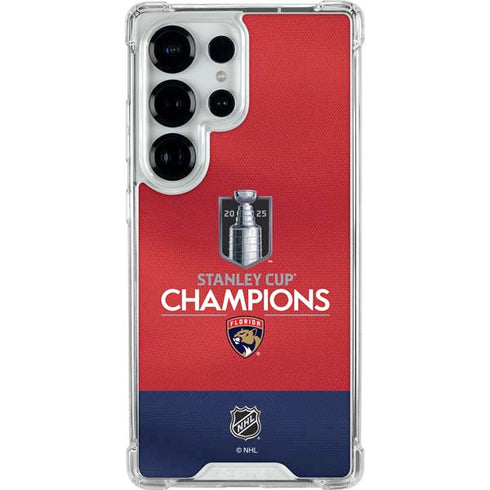 2025 Stanley Cup Champions Florida Panthers Galaxy S25 Ultra Clear Case